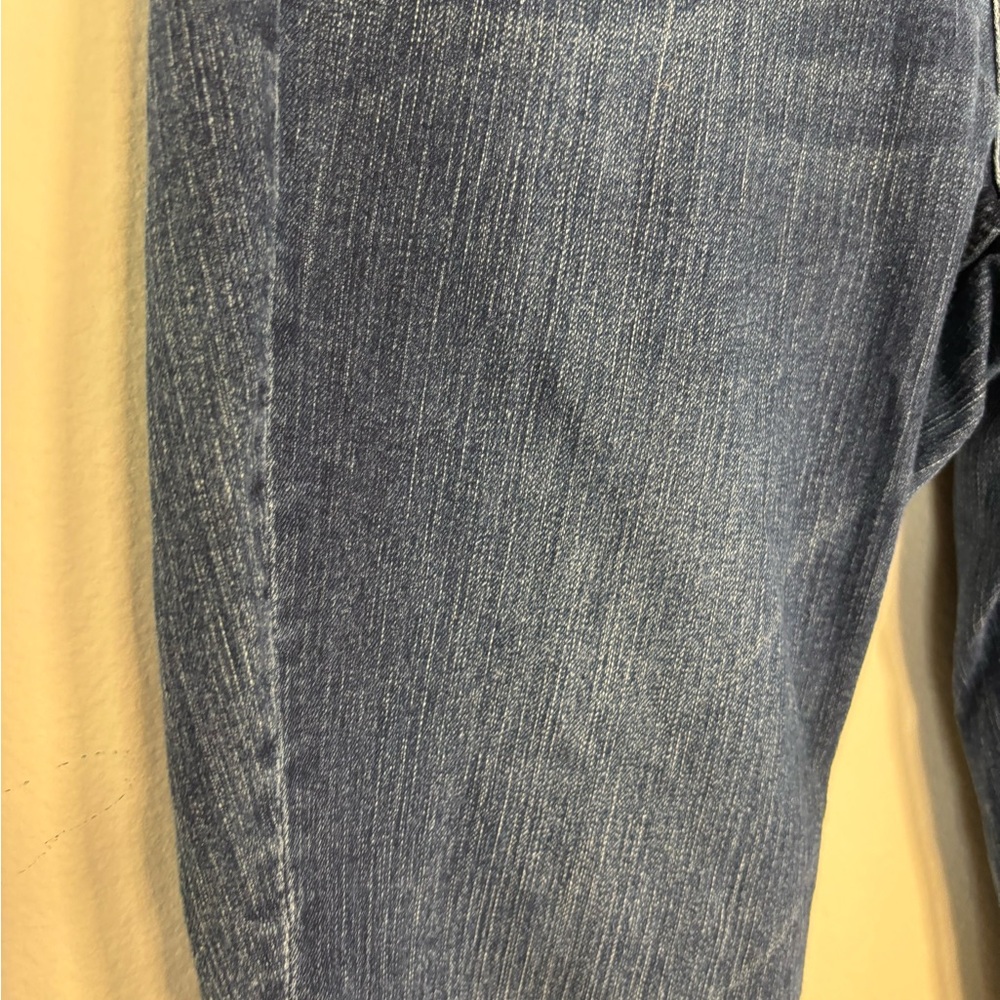 New York & Company Boot Cut Straight Classic Blue Curvy Flare Jeans sz 6 - Picture 9 of 11